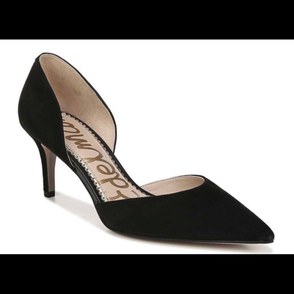 Sam Edelman Suede D’orsay pumps 10W